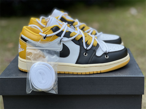 Upgraded version_ AJ1 low_ white and yellow color matching_ alliance_ the item number 553560 171. Full code shipment 36--47.5-074dff05